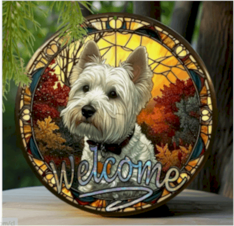 Decoración De Apartamento Con Temática De West Highland White Terrier