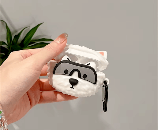 Funda de auriculares 3D West Highland White Terrier para AirPods Pro 2